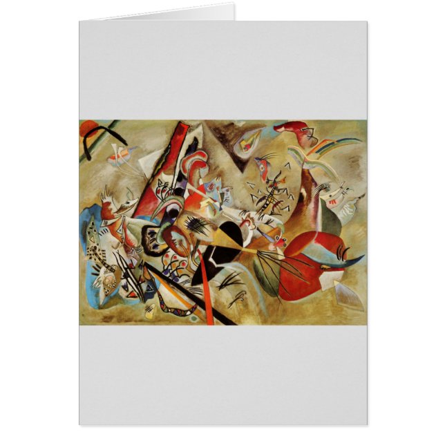 Composición abstracta de Kandinsky (Frente)