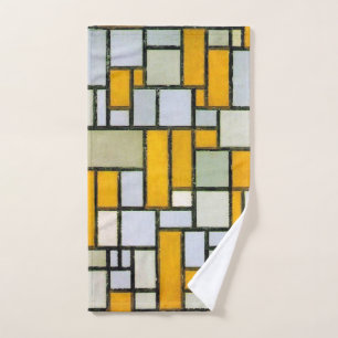 Composición amarillo y gris, mondriano