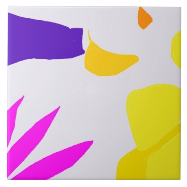 Composición artística azulejo cerámico (Frente)