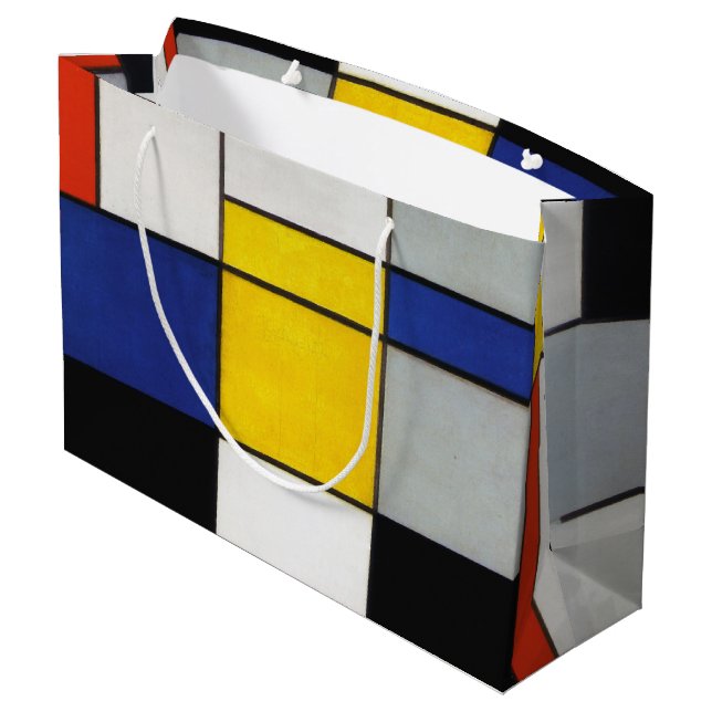 Composición, Bolsa Mondrian de regalo grande (Angulo reverso)
