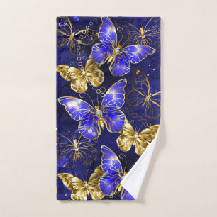 Composición con mariposas de zafiro