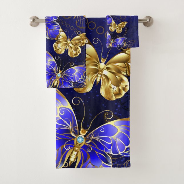 Composición con mariposas de zafiro (In situ)