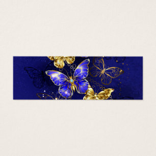 Composición con mariposas de zafiro