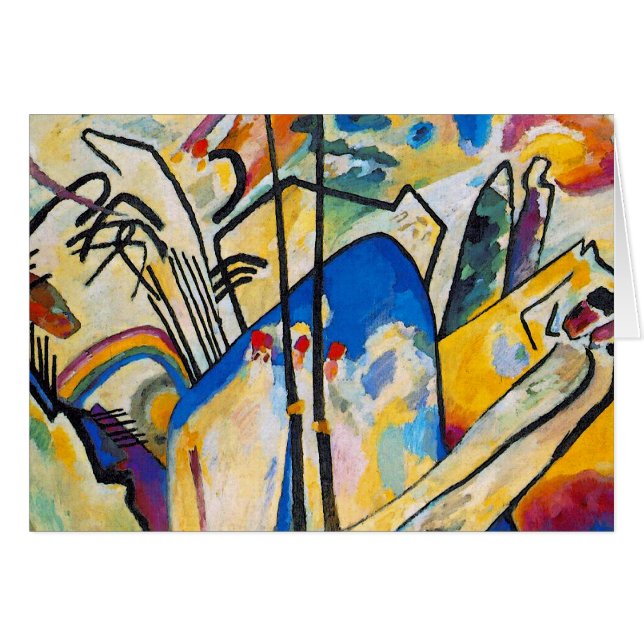 Composición Cuatro de Wassily Kandinsky - Arte Abs (Anverso (Horizontal))