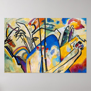 Composición Cuatro de Wassily Kandinsky - Arte Abs