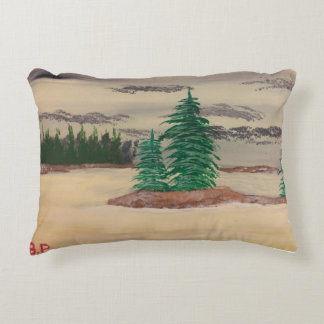 Composición de almohada gris, amarilla y marrón