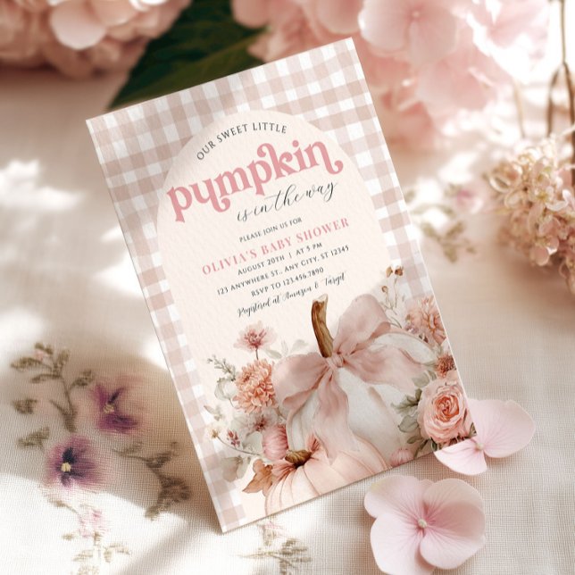 Composición floral de la invitación de Baby Shower (Subido por el creador)