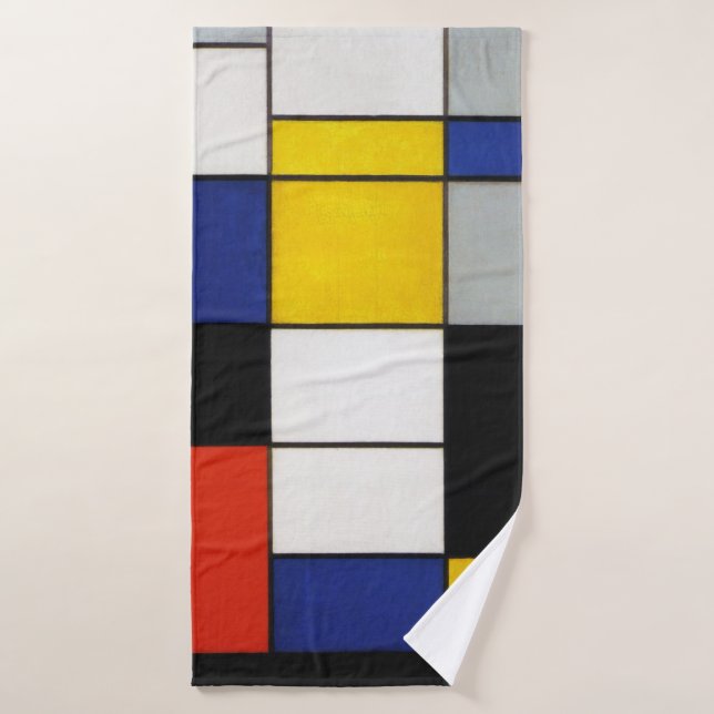 Composición, Mondrian (Toalla de baño)