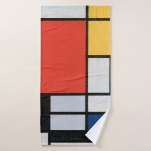 Composición rojo, amarillo, azul, negro, mondrian