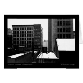 Composición urbana de invierno