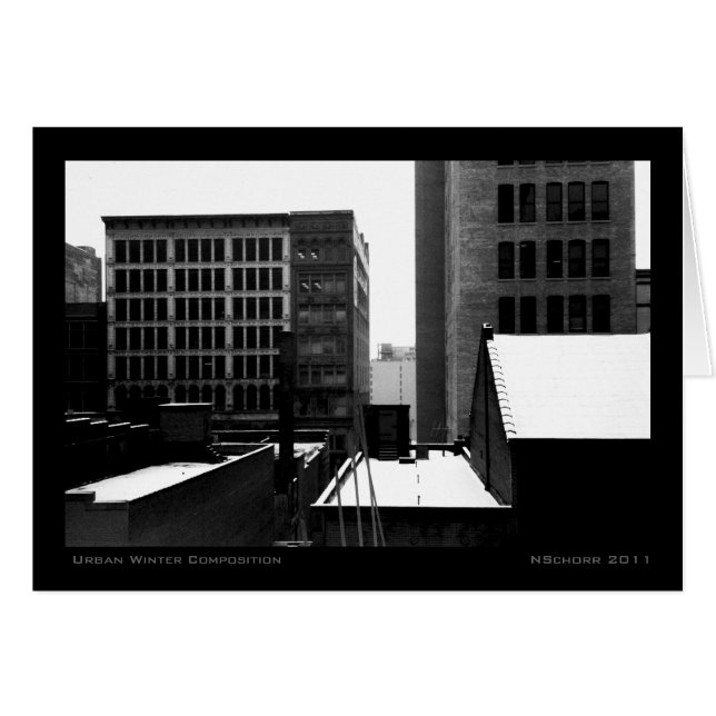 Composición urbana de invierno (Anverso (Horizontal))