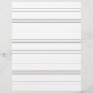 Compositor de música en papel manuscrito