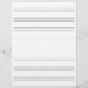 Compositor de música en papel manuscrito
