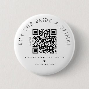 Compra A La Novia Una Bebida Botón De Código QR