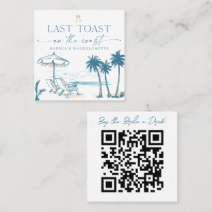 Compra a la novia una bebida tarjeta de código QR
