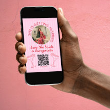 Compra a la novia una tarjeta de código Qr de foto