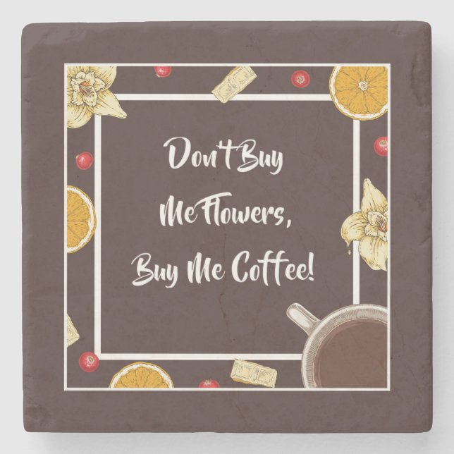 COMPRA CAFÉ... POSAVASOS DE PIEDRA (Anverso)