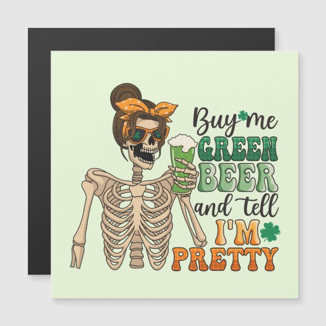Compra cerveza verde - Skeleton | Día de San Patri (Anverso/Reverso)