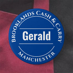 Compra de la placa del botón del empleado o del pe