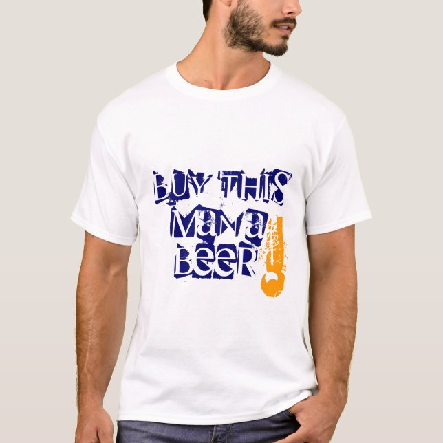 Compra una camiseta de cerveza a este hombre (Anverso)