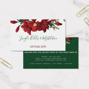Comprador de Negocios de Poinsettia Roja en Navida