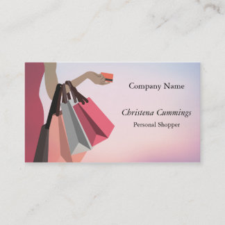 Comprador personal - tarjeta de visita del