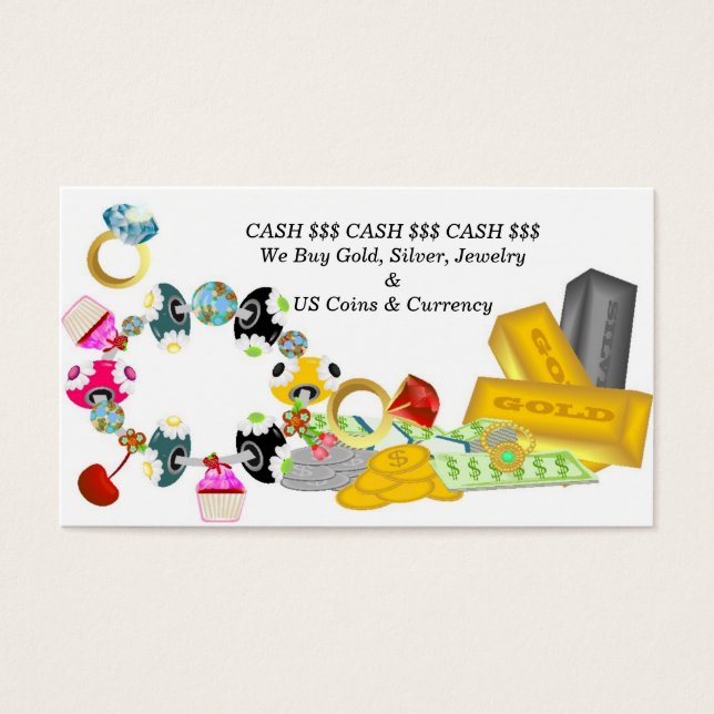 Comprando oro y plata (Frente)