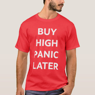 Comprar camiseta de Crypto con pánico alto más tar