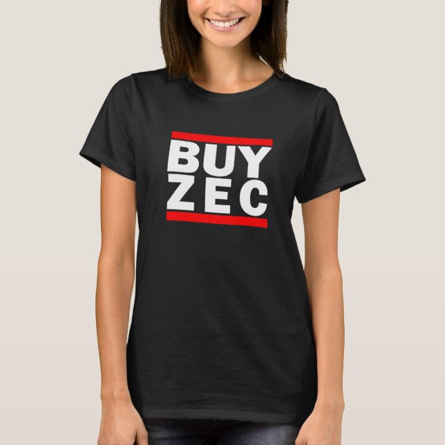 Comprar Camiseta Zec Camiseta Zcash Moneda Criptog (Anverso)