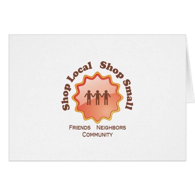 Comprar local, comprar pequeño (Anverso (Horizontal))