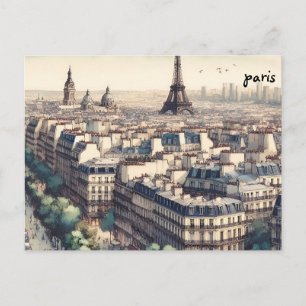 comprar mapa de París postales por correo masivo