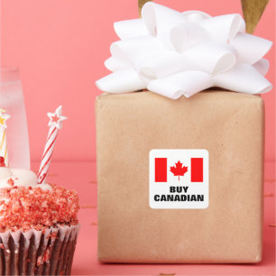 Comprar pequeños pegatinas canadienses con bandera