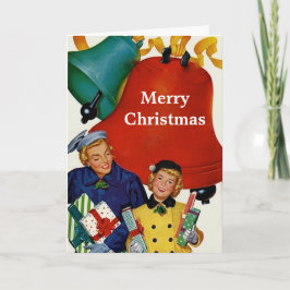 Compras de navidad con mamá en los años 1950