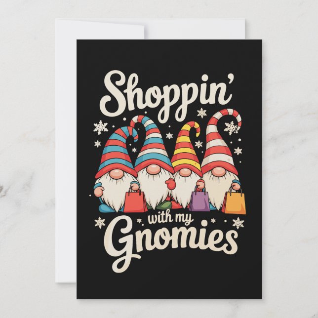 Compras de Navidad con mis Gnomies Gnome Xmas (Anverso)