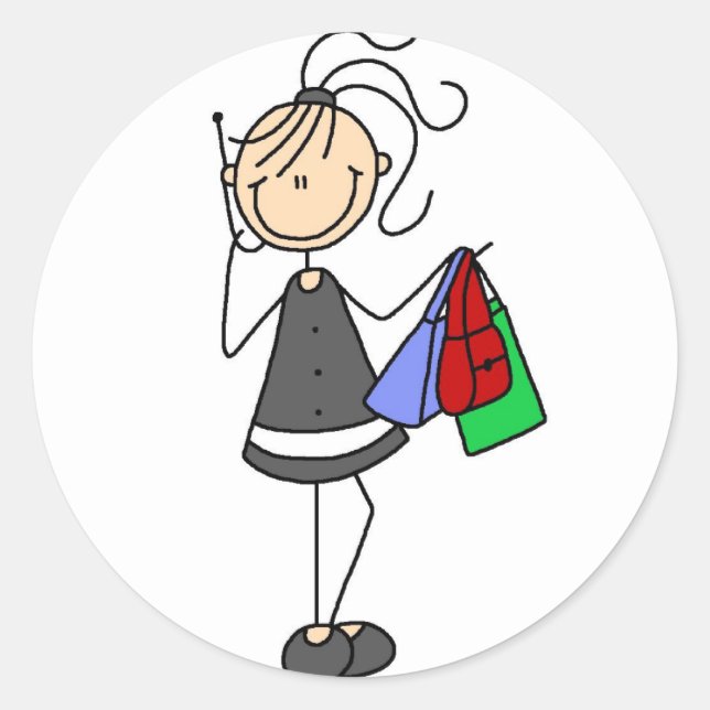 Compras En Pegatina De Teléfono Celular (Anverso)