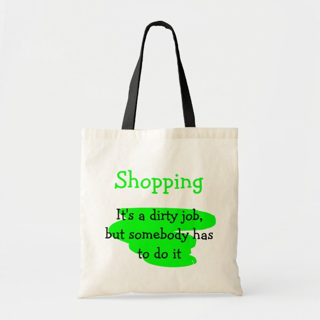 Compras, un trabajo sucio - Bolsa (Frente)