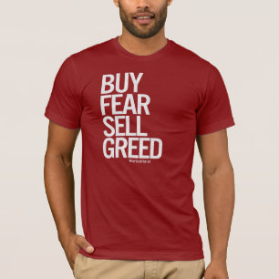 "Compre el miedo, la camiseta de los hombres de la