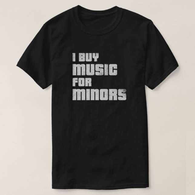 Compré Música Para Camisetas Menores (caprichadas) (Diseño del anverso)
