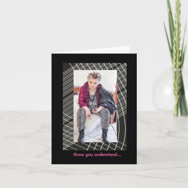 Comprender Pizza, entender la tarjeta de saludo de (Anverso)