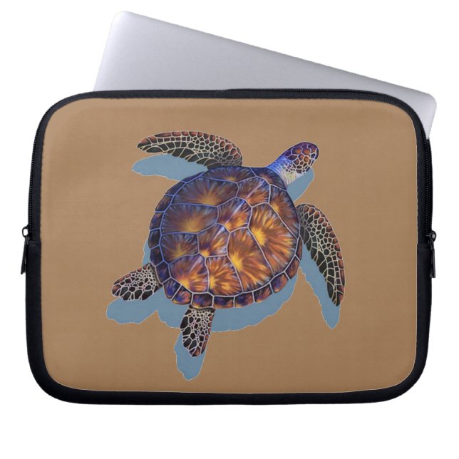 Comprimido de tortuga marina / funda para portátil (Frente)