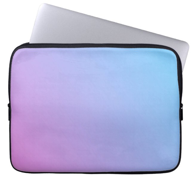 Comprimido neopreno rosa a azul de 13" o Funda par (Frente)