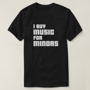 Compro música para camisetas menores