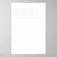 comprobación de estímulo cuatro posters recurrente