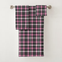 Comprobación rosa y negro