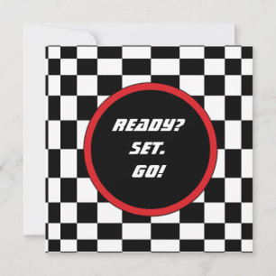 Comprobadores de Carreras Invitaciones de fiesta d