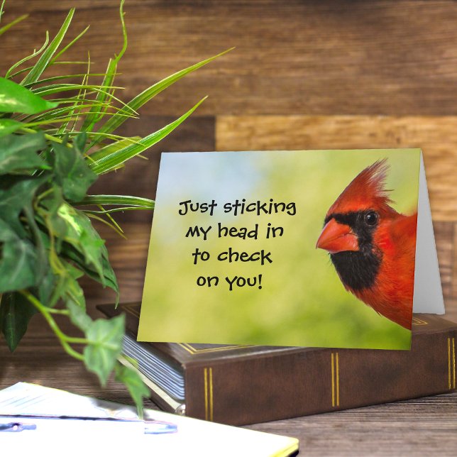 Comprobando su tarjeta de felicitación (Missing you check-in friend card)
