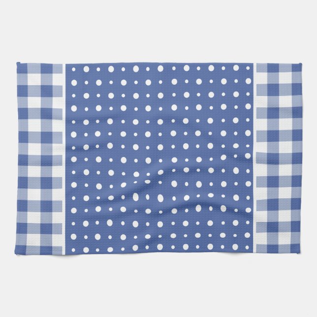 Comprobar toalla de cocina o toalla de té, puntos  (Horizontal)