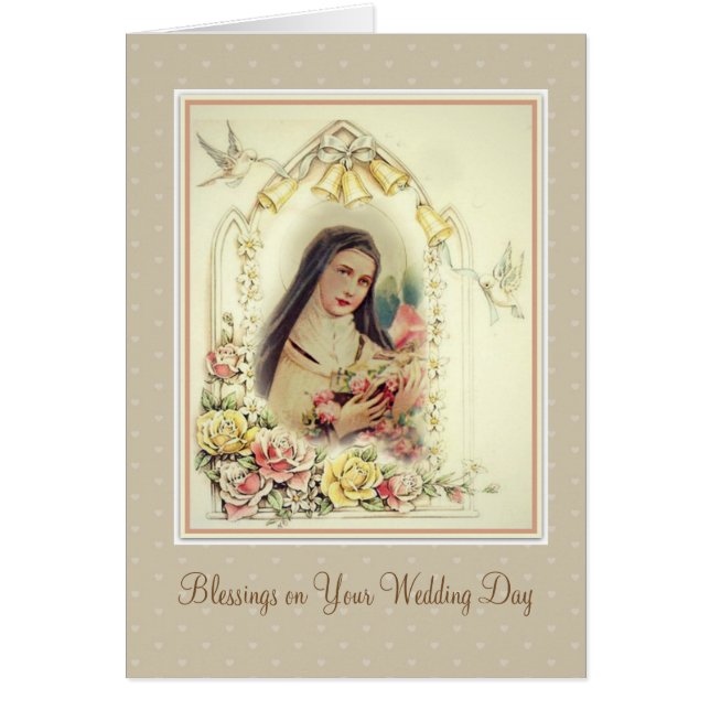 Compromiso católico de la boda del St. Teresa (Frente)
