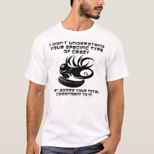 Compromiso con Camiseta Loca Divertida