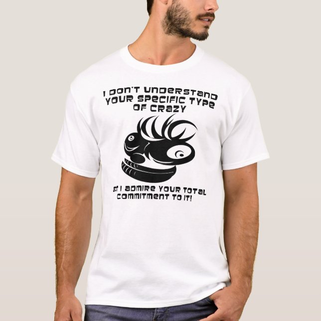 Compromiso con Camiseta Loca Divertida (Anverso)